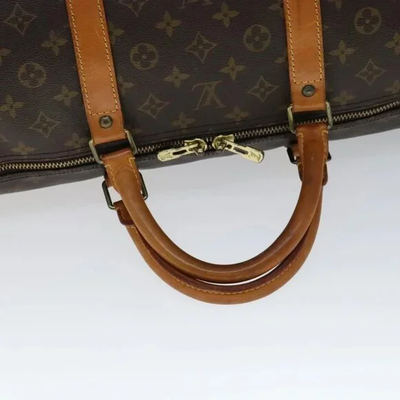 LOUIS VUITTON Monogram Keepall 60 Boston Bag M41422 LV Auth 109934 - Picture 9 of 16